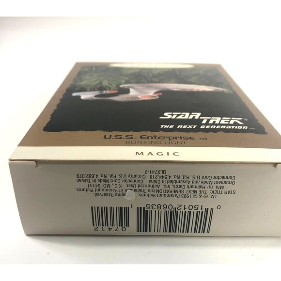 VINTAGE 1993 Hallmark Keepsake Ornament STAR TREK TNG U.S.S. Enterprise NCC-1701 - Picture 2 of 5